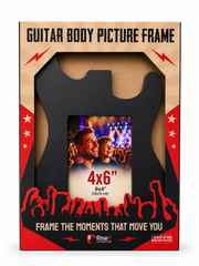 Rise8 Guitar Body Picture Frame 4x6, Gift for Guitar Players & Musicians