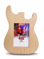 Rise8 Guitar Body Picture Frame 4x6, Gift for Guitar Players & Musicians