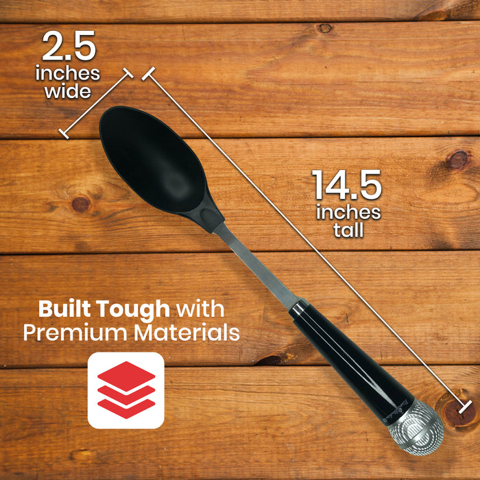 Novelty Microphone Kitchen Utensil (Spoon or Spatula) - Funny Kitchen Gadget Gift for Singers, Karaoke Lovers, Musicians - Fun Cooking Utensil for Men & Women
