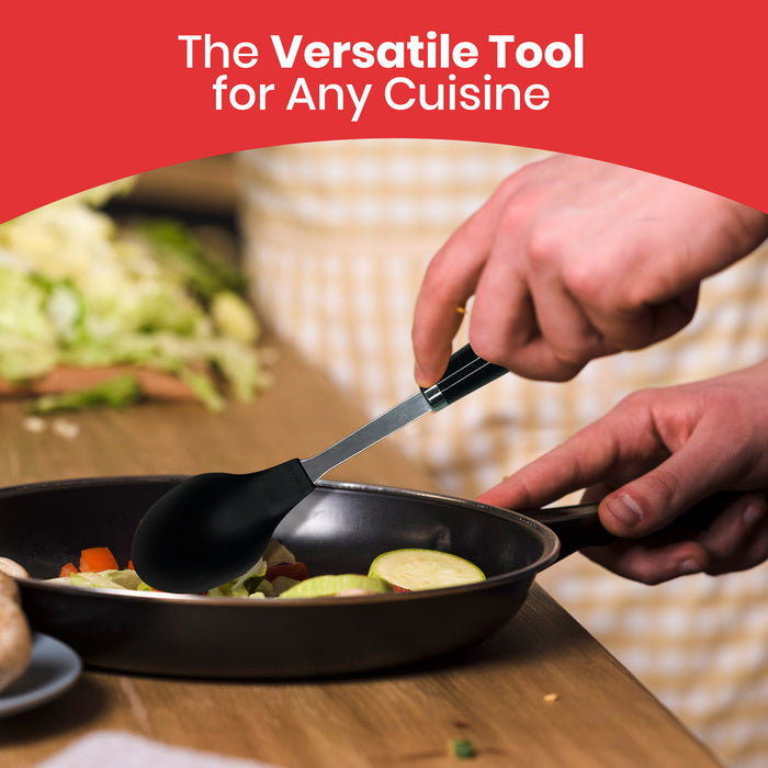 Novelty Microphone Kitchen Utensil (Spoon or Spatula) - Funny Kitchen Gadget Gift for Singers, Karaoke Lovers, Musicians - Fun Cooking Utensil for Men & Women