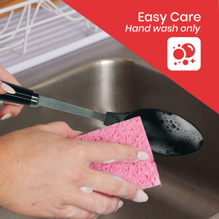 Novelty Microphone Kitchen Utensil (Spoon or Spatula) - Funny Kitchen Gadget Gift for Singers, Karaoke Lovers, Musicians - Fun Cooking Utensil for Men & Women