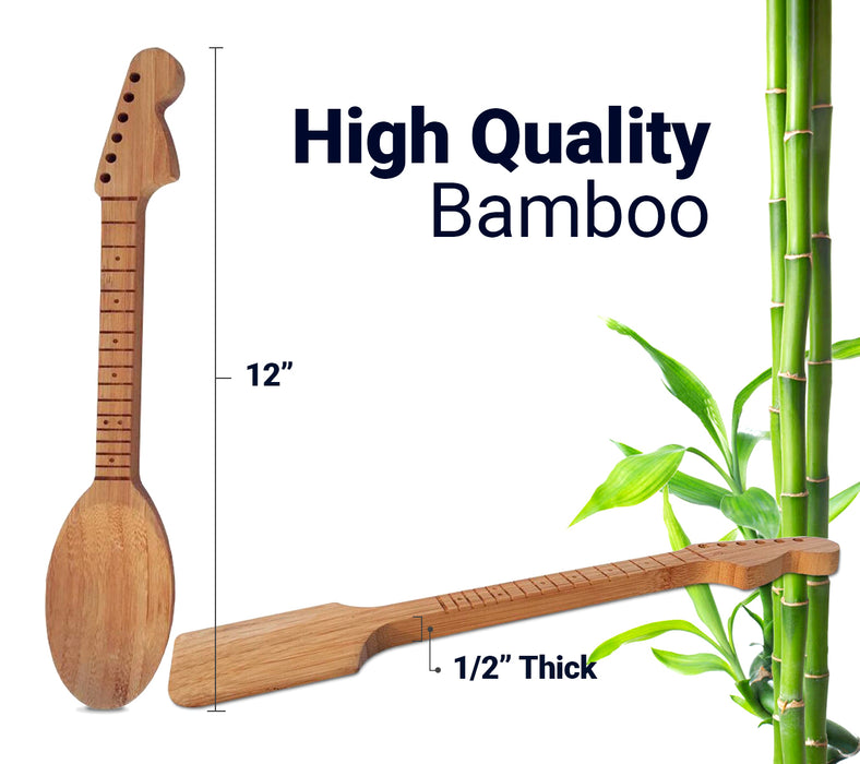 Guitar Neck Bamboo Kitchen Utensils